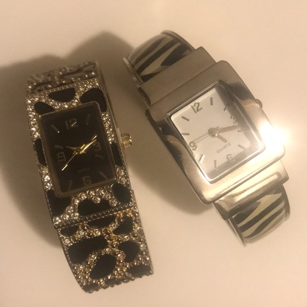 Animal print watches (batteries not included)